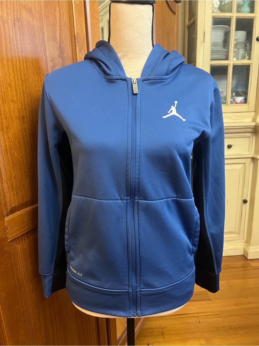 Jordan Navy Blue Full-Zip Hoodie Jacket